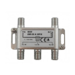 Wisi 75122 Kabel splitter/combiner Kabelsplitter Zilver