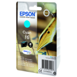 Epson C13T16224022/16 Ink cartridge cyan Blister Radio Frequency, 165 pages 3.1ml for Epson WF 2010