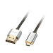 Lindy CROMO Slim HDMI High Speed A/D Cable, 2m