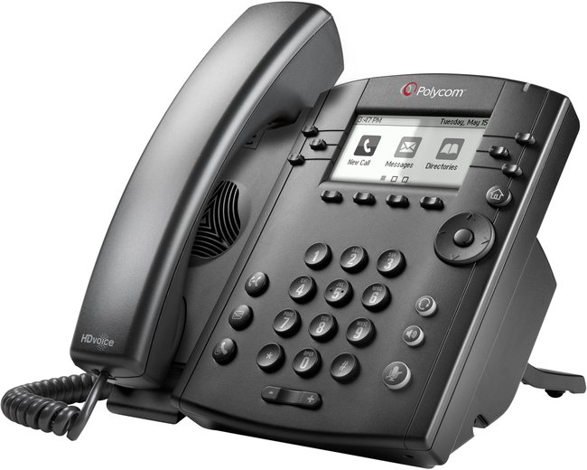 Poly VVX 301 6-line Desktop Phone with HD Voice. Compatible Partner platforms: 20. POE. Ships without power supply. - EOL
