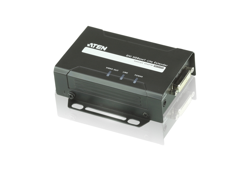 Aten VE601R-AT-E AV extender AV receiver Black