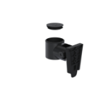 Ergonomic Solutions SpacePole Kiosk SPK703-17 POS system accessory POS mount Black Metal