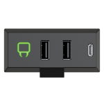 Venom VS2884 interface hub USB 3.2 Gen 1 (3.1 Gen 1) Type-C Black
