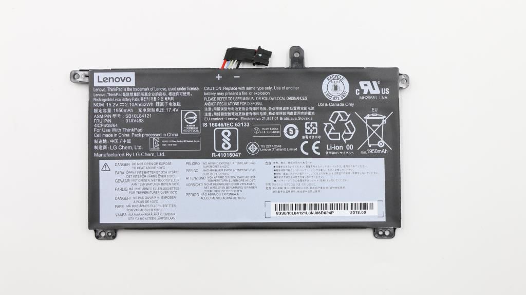 Image of Lenovo Battery 4 Cell 32Wh Li-Ion - Approx 1-3 working day lead.