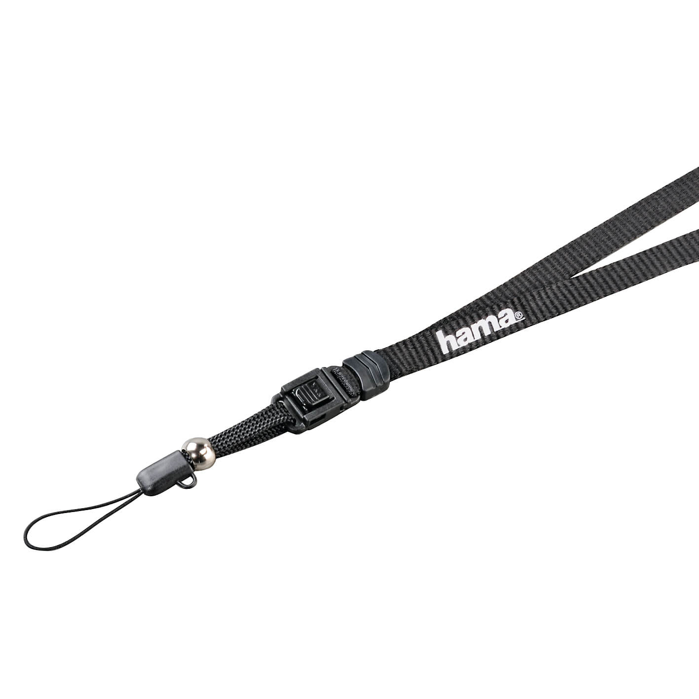 Hama Carrying Loop with quick lock, 45 cm, Black