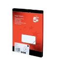 5Star 905025 self-adhesive label White Rectangle Removable 1400 pc(s)