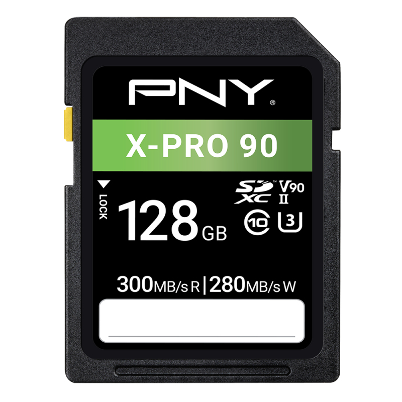 Image of PNY X-PRO 90 128 GB SDXC UHS-II Class 10