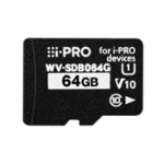 i-PRO WV-SDB064G memory card 64 GB MicroSDXC 3D NAND Class 10