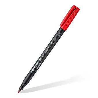 Staedtler Lumocolor 317 WP4 permanent marker Black, Blue, Green, Red 4 pc(s)