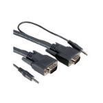 FDL 10M VGA & 3.5MM JACK MONITOR CABLE M-M