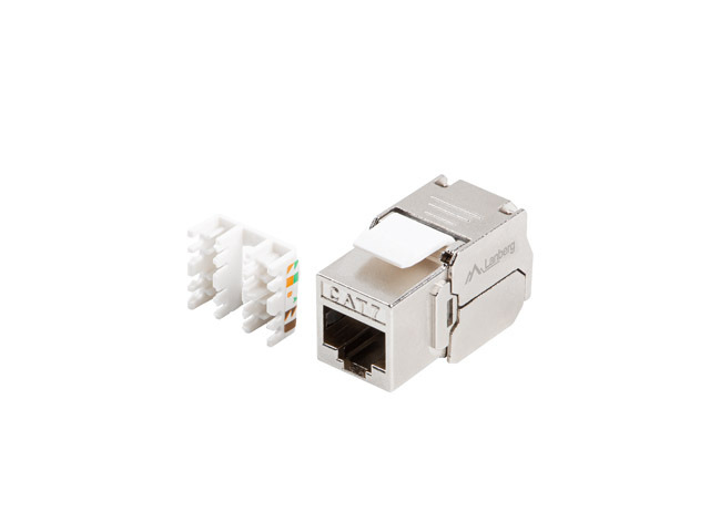 EU Product - Keystone Modul RJ45->LSA CAT.7 FTP 180� werkzeuglos thumbnail