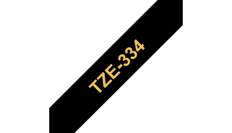 Brother TZE-334 P-Touch Ribbon, 12mm x 8m