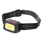 Ansmann HD200B Black, Grey Headband flashlight LED