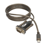 Tripp Lite U209-005-C USB-C to RS232 (DB9) Serial Adapter Cable (M/M), 5 ft. (1.52 m)