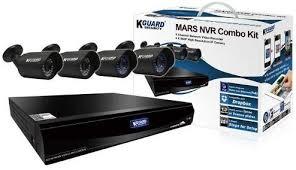 Image of Kguard MARS NVR 4 CHANNELS 4 IP CAMS WITH 2TB HDD