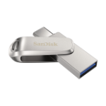 SanDisk Ultra Dual Drive Luxe lecteur USB flash 128 Go USB Type-A / USB Type-C 3.2 Gen 1 (3.1 Gen 1) Acier inoxydable