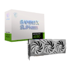 MSI GAMING GEFORCE RTX 4080 16GB X SLIM WHIT graphics card NVIDIA GDDR6X