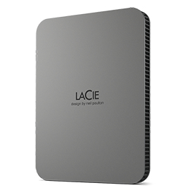 LaCie Mobile Drive Secure externa hårddiskar 4000 GB Grå