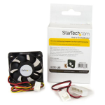 StarTech.com FAN5X1TX3 système de refroidissement d’ordinateur Boitier PC Ventilateur 5 cm Noir