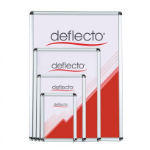 Deflecto Rounded Corner A4 Snap Frame Silver