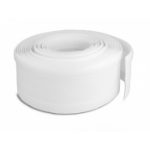 DeLOCK Braided Sleeving with Hook-and-Loop Fastener 10 m x 32 mm white