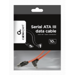 Gembird CC-SATAM-DATA90 SATA-kabel 0,5 m Zwart, Rood