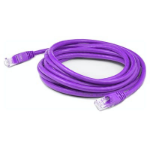 AddOn Networks ADD-10FCAT5E-PE networking cable Purple 120.1" (3.05 m) Cat5e U/UTP (UTP)