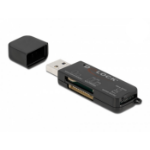DeLOCK 91757 card reader USB 3.2 Gen 1 (3.1 Gen 1) Type-A Black