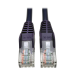 Tripp Lite N001-003-PU Cable Ethernet (UTP) Patch Moldeado Snagless Cat5e 350 MHz (RJ45 M/M) - Púrpura, 0.91 m [3 pies]