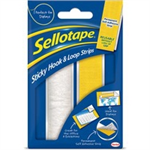 Sellotape S/tape Sticky Hoop Loop Strip 1445183