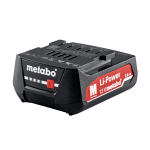 Metabo 625406000 cordless tool battery / charger