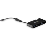 StarTech.com BNDDKT30CAHV laptop dock/port replicator Wired USB 3.2 Gen 1 (3.1 Gen 1) Type-A Black