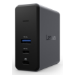 Lenovo X9 Charging GaN Dock Avec fil USB 3.2 Gen 2 (3.1 Gen 2) Type-C Gris