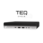 Teqcycle HP Elitedesk 800 G4 Intel® Core™ i5 i5-8400T 16 GB DDR4-SDRAM 256 GB SSD Windows 11 Pro MFF Mini PC Black, Silver