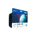 Brother LC-970VALBP Ink cartridge multi pack, 350pg + 3x300pg, Pack qty 4