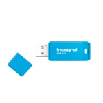 Integral 64GB USB3.0 DRIVE NEON BLUE UP TO R-100 W-30 MBS USB flash drive USB Type-A 3.2 Gen 1 (3.1 Gen 1)