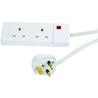 Image of CED 2-WAY EXTENSION LEAD WHITE