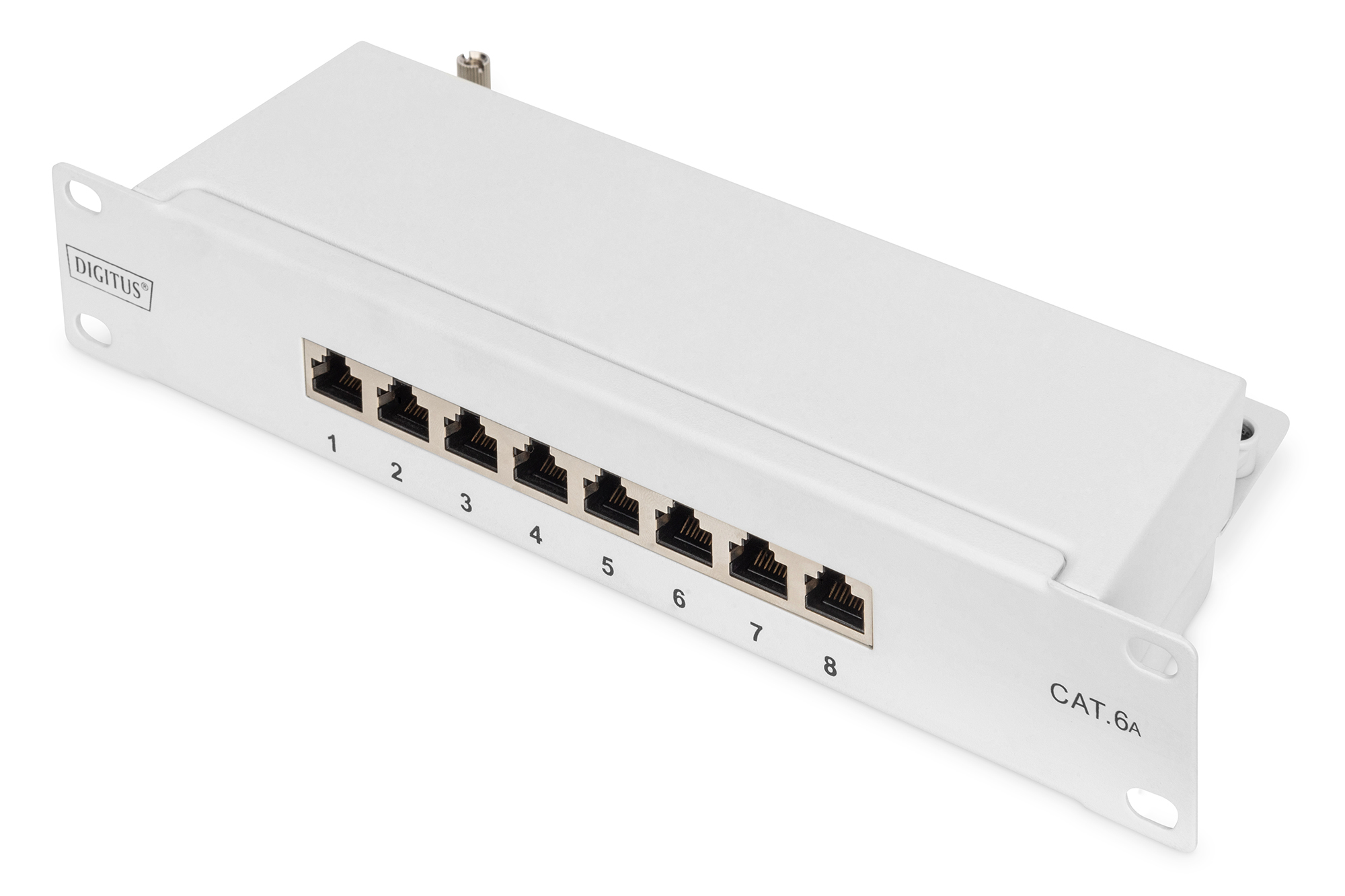 Image of Digitus CAT 6A, Class E Patch Panel, shielded, grey