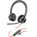 POLY Blackwire 8225 Headset Wired Head-band Office/Call center USB Type-C Black