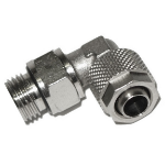 Innovatek Screw-1 / 4 "angled wire connector Silver