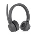 Lenovo Go Wireless ANC Headset Bedraad en draadloos Hoofdband Kantoor/callcenter USB Type-C Bluetooth Grijs