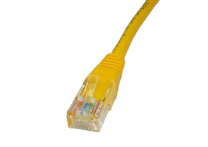 Cables Direct 3m Cat5e networking cable Yellow