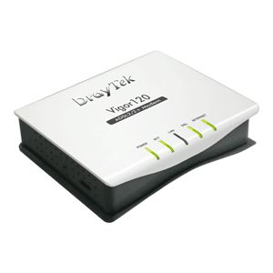 Draytek Vigor120 ADSL2+ Firewall Modem Router Multi-PVC 10/100 LAN WAN Port URL Filtering DNS