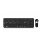 Gyration GYM1100FK keyboard Mouse included RF Wireless Black