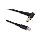 Microconnect USBC-DC-5A-12V cable gender changer 5.5 x 2.5 mm Black