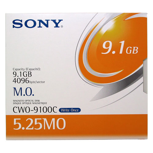 Sony 9.1GB Magneto Optical magneto optical disk 13.3 cm (5.25")