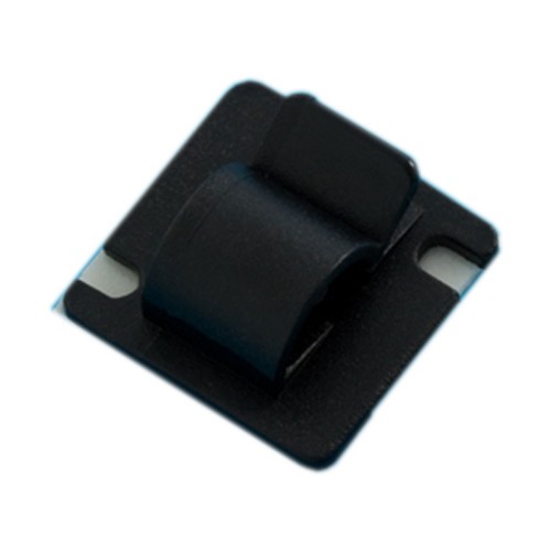 Videk Nylon Self Adhesive Black Cable Clips 12-18mm Diameter Pack of 100