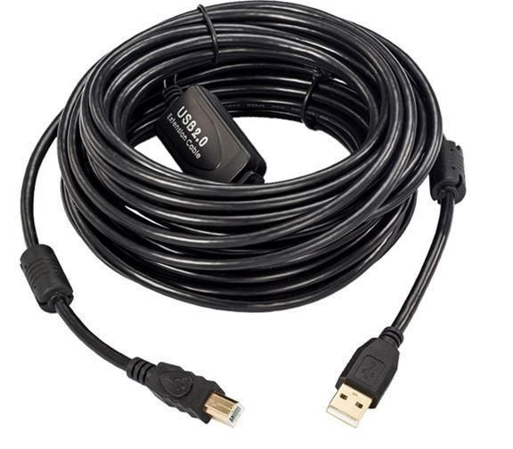 Image of Microconnect USBAB5B-ACTIVE USB cable 5 m USB 2.0 USB A USB B Black