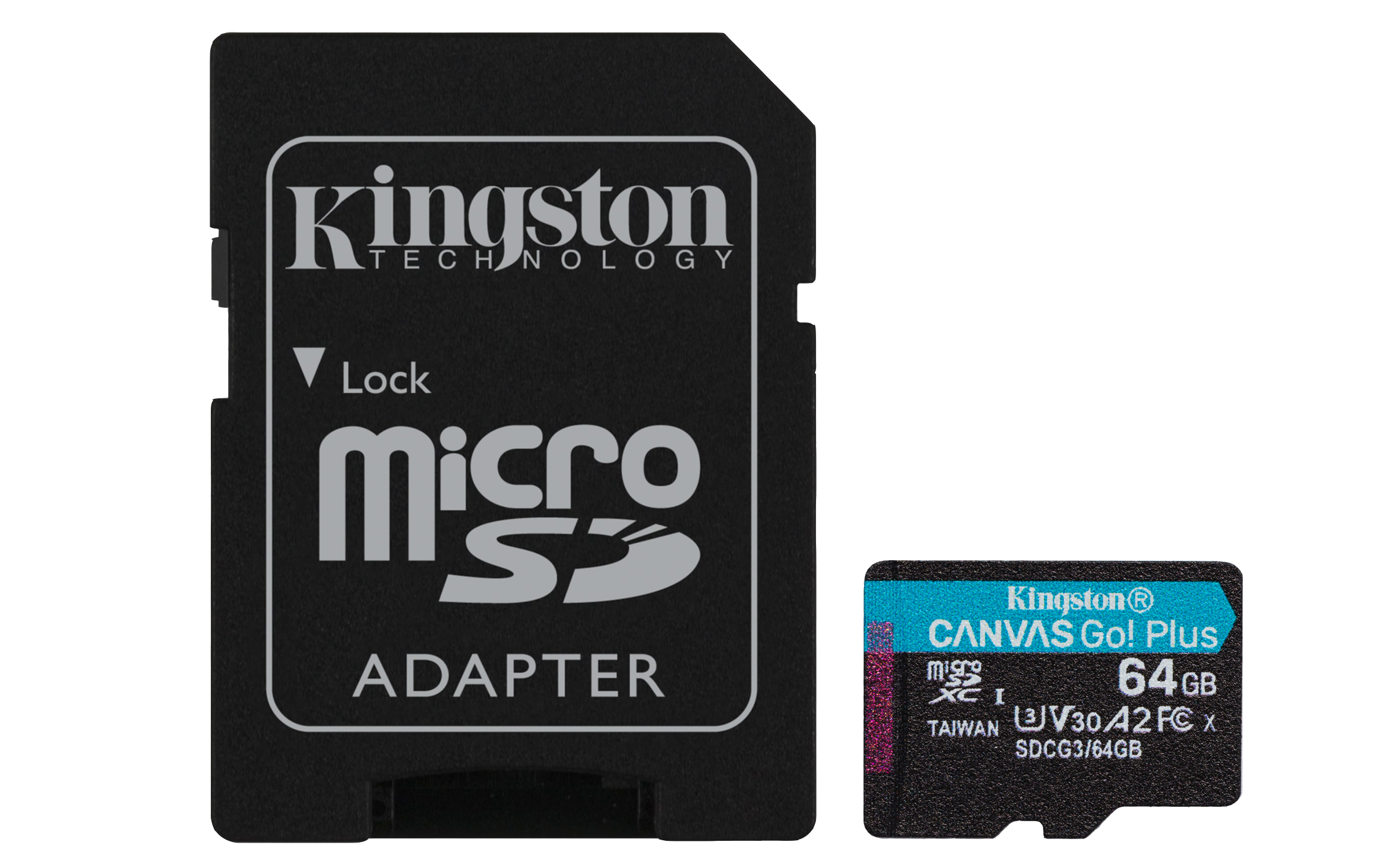 Image of Kingston Technology 64GB microSDXC Canvas Go Plus 170R A2 U3 V30...