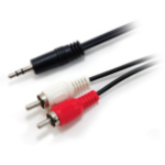 Equip 3.5mm Male to 2xRCA Male Stereo Audio Cable, 2.5m